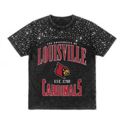 LOUISVILLE CARDINALS IN THE ZONE VINTAGE WASH RHINESTONE TEE