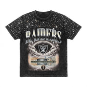 LAS VEGAS RAIDERS SKY'S THE LIMIT VINTAGE WASH RHINESTONE TEE