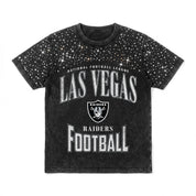 LAS VEGAS RAIDERS IN THE ZONE VINTAGE WASH RHINESTONE TEE
