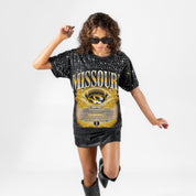 MISSOURI TIGERS SKY'S THE LIMIT VINTAGE WASH RHINESTONE TEE