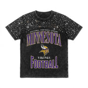MINNESOTA VIKINGS IN THE ZONE VINTAGE WASH RHINESTONE TEE