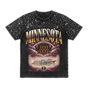 MINNESOTA GOLDEN GOPHERS SKY'S THE LIMIT VINTAGE WASH RHINESTONE TEE