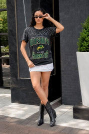 NORTH DAKOTA STATE BISON IN THE ZONE VINTAGE WASH RHINESTONE TEE