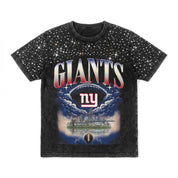 NEW YORK GIANTS SKY'S THE LIMIT VINTAGE WASH RHINESTONE TEE