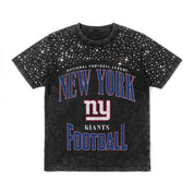 NEW YORK GIANTS IN THE ZONE VINTAGE WASH RHINESTONE TEE