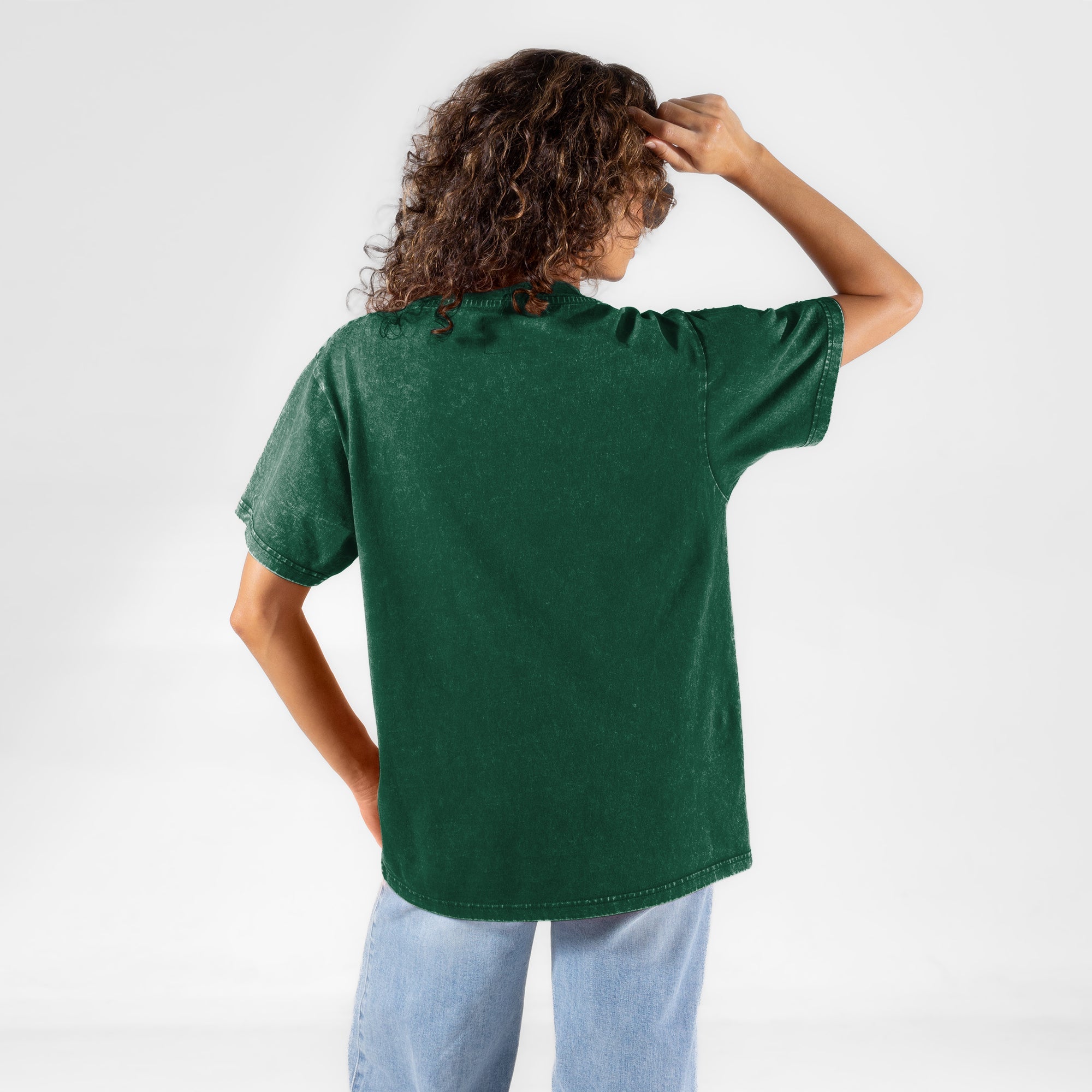 NEW YORK JETS SKY'S THE LIMIT VINTAGE WASH RHINESTONE TEE