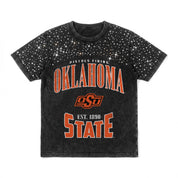 OKLAHOMA STATE COWBOYS IN THE ZONE VINTAGE WASH RHINESTONE TEE