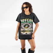 OREGON DUCKS SKY'S THE LIMIT VINTAGE WASH RHINESTONE TEE