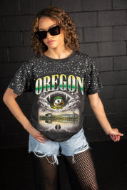 OREGON DUCKS SKY'S THE LIMIT VINTAGE WASH RHINESTONE TEE