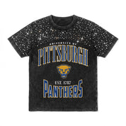 PITTSBURGH PANTHERS IN THE ZONE VINTAGE WASH RHINESTONE TEE