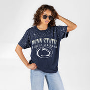 PENN STATE NITTANY LIONS SKY'S THE LIMIT VINTAGE WASH RHINESTONE TEE