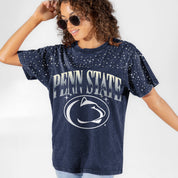 PENN STATE NITTANY LIONS SKY'S THE LIMIT VINTAGE WASH RHINESTONE TEE
