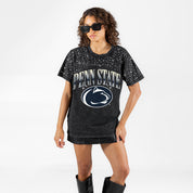 PENN STATE NITTANY LIONS DREAM BIG VINTAGE WASH RHINESTONE TEE