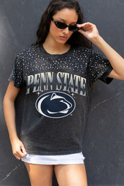 PENN STATE NITTANY LIONS DREAM BIG VINTAGE WASH RHINESTONE TEE