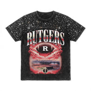 RUTGERS SCARLET KNIGHTS SKY'S THE LIMIT VINTAGE WASH RHINESTONE TEE