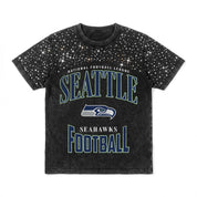 SEATTLE SEAHAWKS IN THE ZONE VINTAGE WASH RHINESTONE TEE