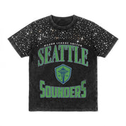 SEATTLE SOUNDERS FC IN THE ZONE VINTAGE WASH RHINESTONE TEE
