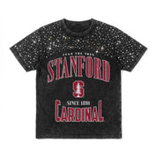 STANFORD CARDINAL IN THE ZONE VINTAGE WASH RHINESTONE TEE