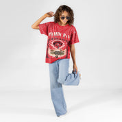 TAMPA BAY BUCCANEERS SKY'S THE LIMIT VINTAGE WASH RHINESTONE TEE