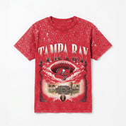 TAMPA BAY BUCCANEERS SKY'S THE LIMIT VINTAGE WASH RHINESTONE TEE