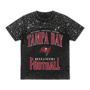 TAMPA BAY BUCCANEERS IN THE ZONE VINTAGE WASH RHINESTONE TEE