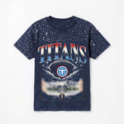 TENNESSEE TITANS SKY'S THE LIMIT VINTAGE WASH RHINESTONE TEE