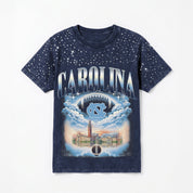 NORTH CAROLINA TAR HEELS SKY'S THE LIMIT VINTAGE WASH RHINESTONE TEE