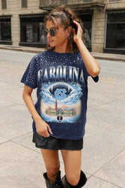 NORTH CAROLINA TAR HEELS SKY'S THE LIMIT VINTAGE WASH RHINESTONE TEE
