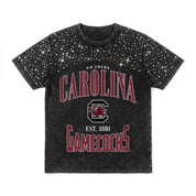 SOUTH CAROLINA GAMECOCKS IN THE ZONE VINTAGE WASH RHINESTONE TEE