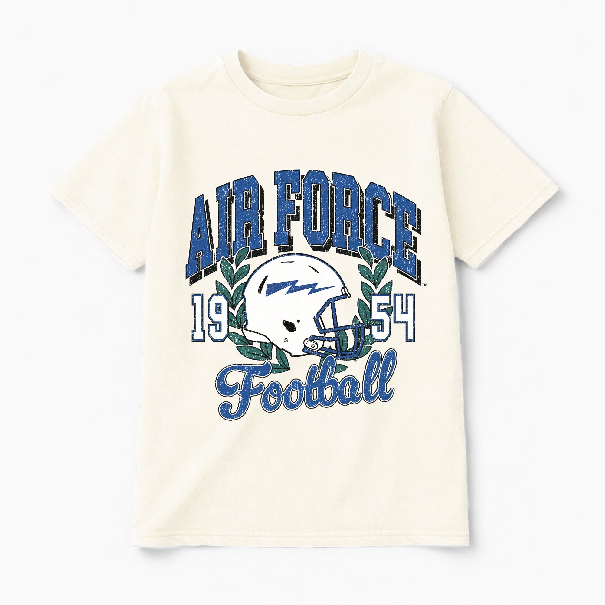 AIR FORCE FALCONS RAISED ON VICTORY CLASSIC FIT COTTON BLEND CREWNECK TEE