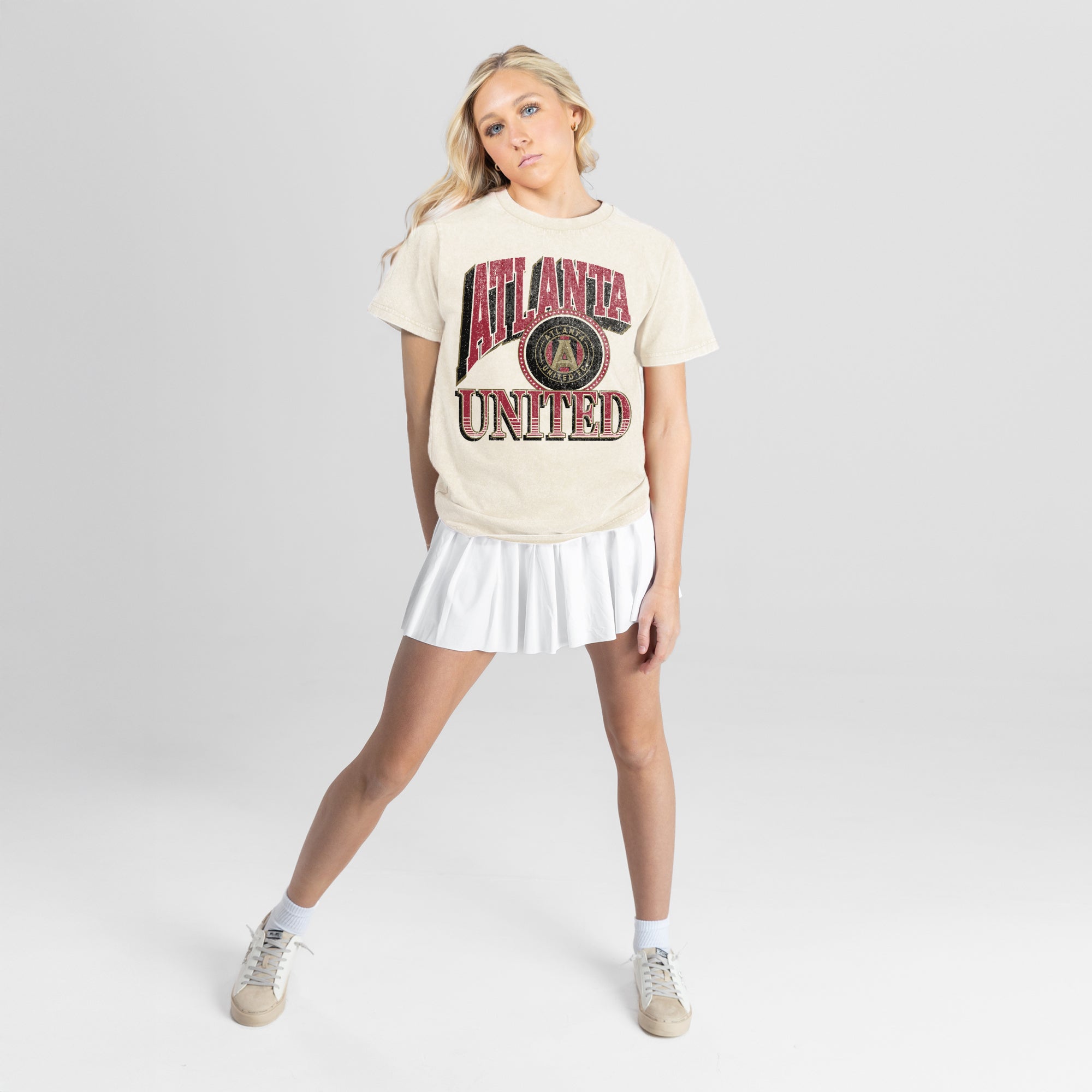 ATLANTA UNITED FC VICTORY PRIME CLASSIC FIT COTTON BLEND CREWNECK TEE
