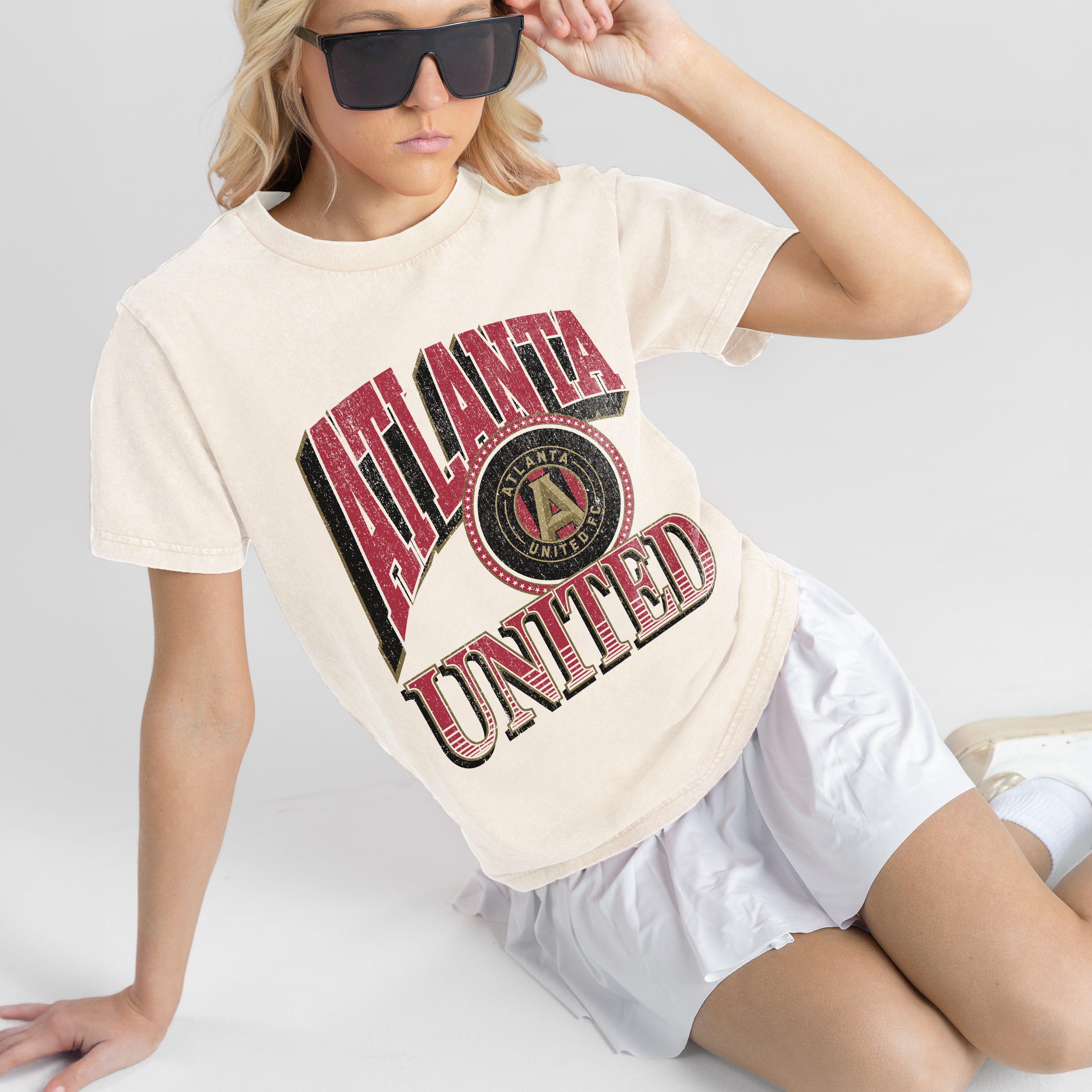 ATLANTA UNITED FC VICTORY PRIME CLASSIC FIT COTTON BLEND CREWNECK TEE