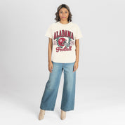 ALABAMA CRIMSON TIDE RAISED ON VICTORY CLASSIC FIT COTTON BLEND CREWNECK TEE