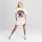ARIZONA CARDINALS RAISED ON VICTORY CLASSIC FIT COTTON BLEND CREWNECK TEE