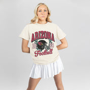 ARIZONA CARDINALS RAISED ON VICTORY CLASSIC FIT COTTON BLEND CREWNECK TEE