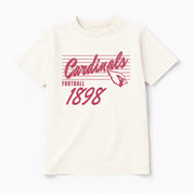 ARIZONA CARDINALS OLD SCHOOL CLASSIC FIT COTTON BLEND CREWNECK TEE