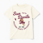 ARIZONA STATE SUN DEVILS YOU KNOW OUR NAME CLASSIC FIT COTTON BLEND CREWNECK TEE