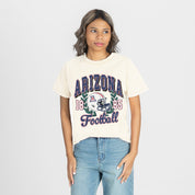 ARIZONA WILDCATS RAISED ON VICTORY CLASSIC FIT COTTON BLEND CREWNECK TEE