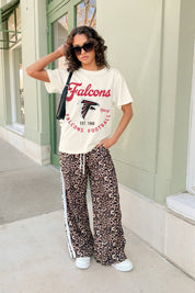 ATLANTA FALCONS YOU KNOW OUR NAME CLASSIC FIT COTTON BLEND CREWNECK TEE