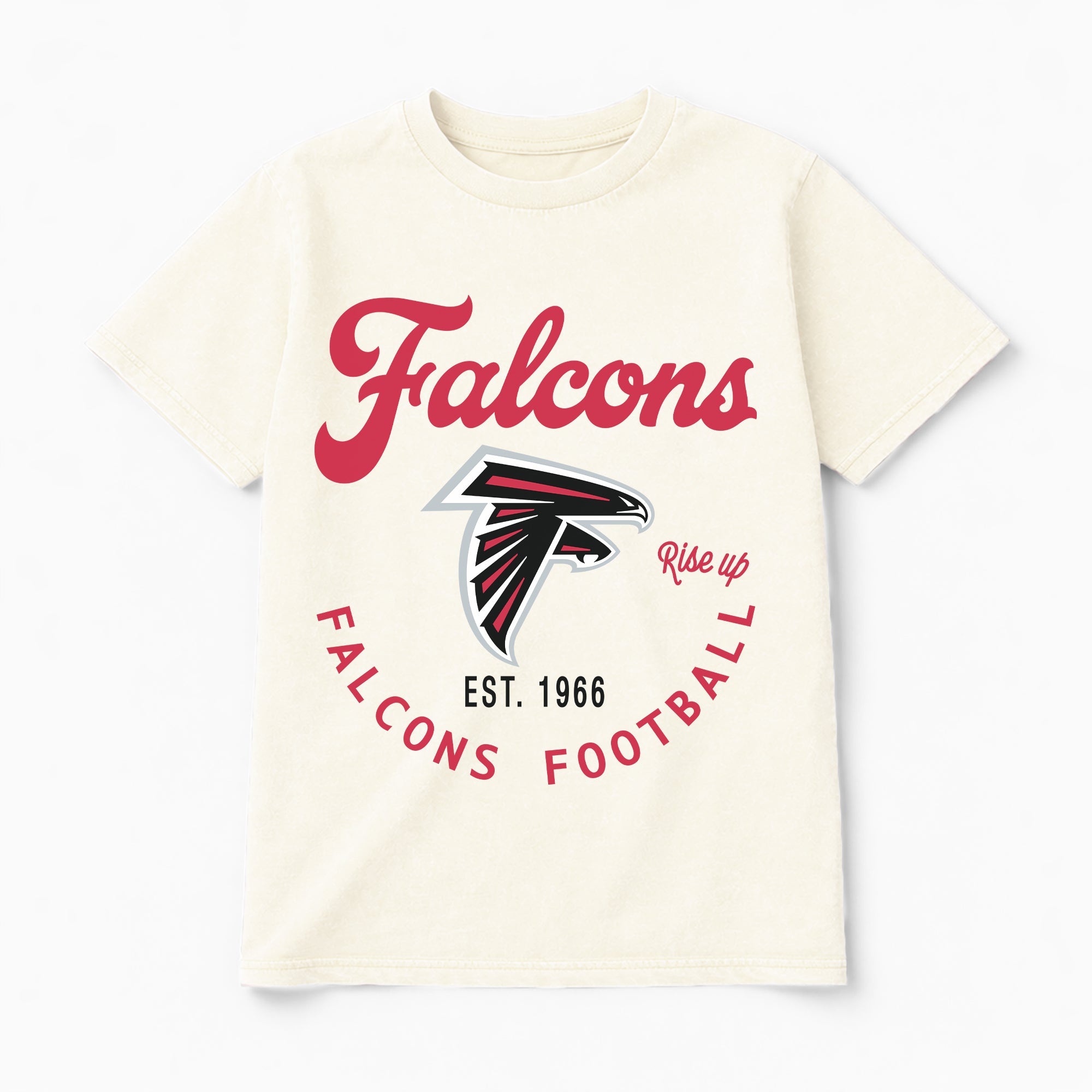 ATLANTA FALCONS YOU KNOW OUR NAME CLASSIC FIT COTTON BLEND CREWNECK TEE