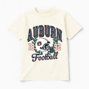 AUBURN TIGERS RAISED ON VICTORY CLASSIC FIT COTTON BLEND CREWNECK TEE