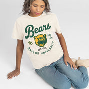 BAYLOR BEARS YOU KNOW OUR NAME CLASSIC FIT COTTON BLEND CREWNECK TEE