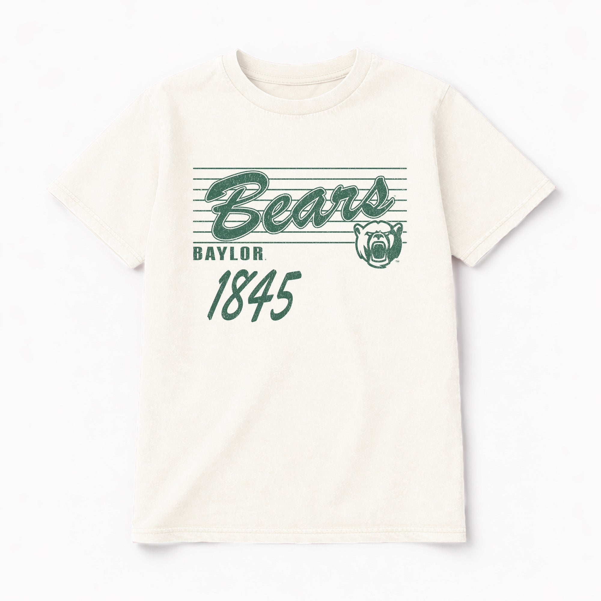 BAYLOR BEARS OLD SCHOOL CLASSIC FIT COTTON BLEND CREWNECK TEE