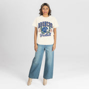 BOISE STATE BRONCOS RAISED ON VICTORY CLASSIC FIT COTTON BLEND CREWNECK TEE