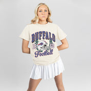 BUFFALO BILLS RAISED ON VICTORY CLASSIC FIT COTTON BLEND CREWNECK TEE