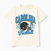 CAROLINA PANTHERS RAISED ON VICTORY CLASSIC FIT COTTON BLEND CREWNECK TEE