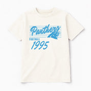 CAROLINA PANTHERS OLD SCHOOL CLASSIC FIT COTTON BLEND CREWNECK TEE
