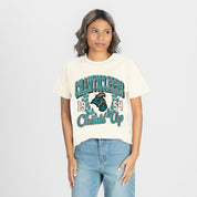 COASTAL CAROLINA CHANTICLEERS RAISED ON VICTORY CLASSIC FIT COTTON BLEND CREWNECK TEE
