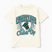 COASTAL CAROLINA CHANTICLEERS RAISED ON VICTORY CLASSIC FIT COTTON BLEND CREWNECK TEE
