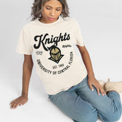 CENTRAL FLORIDA KNIGHTS YOU KNOW OUR NAME CLASSIC FIT COTTON BLEND CREWNECK TEE